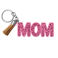 Floral Mom Keychain