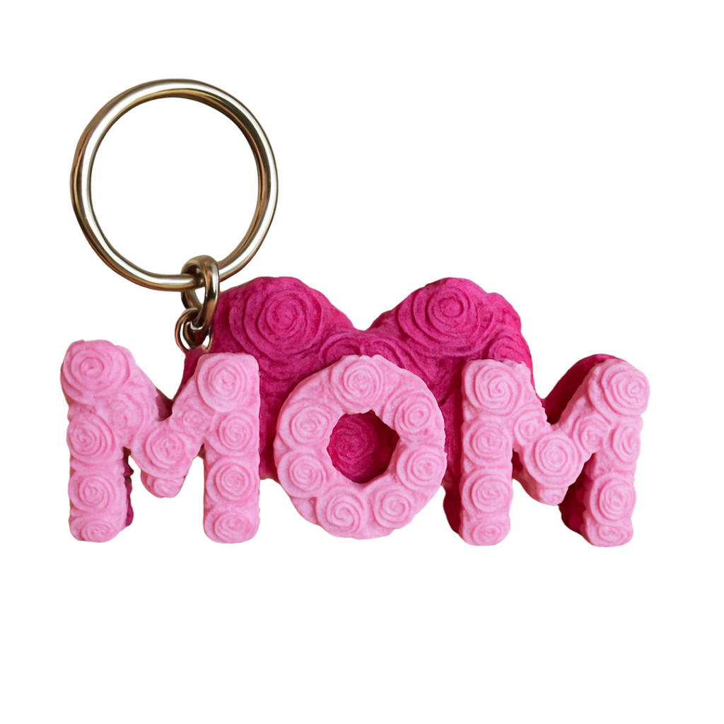 Mother's Day Floral Keychain