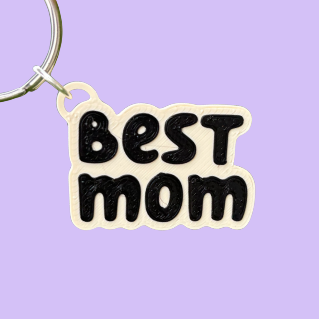 Best Mom Keychain