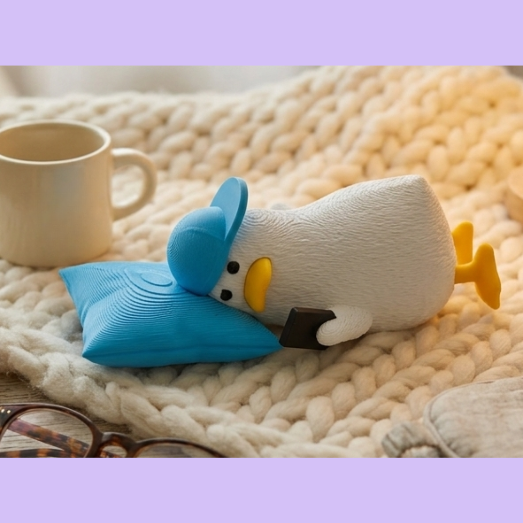 Lazy Duck Figure